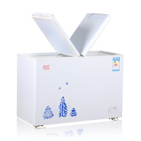 白雪 BD/C-237DSA家用商用冰柜冷冻卧式节能静音速冻蝶形门冷藏柜