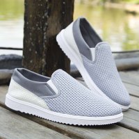 货到付款 姚踏夏季透气瘦脚一脚蹬套脚鞋网鞋网面鞋男鞋子懒人