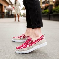 2016春夏季韩版帆布鞋男鞋子男士休闲夏季潮鞋潮流一脚蹬懒人老北京布鞋