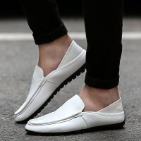 2016春款豆豆鞋男韩版驾车鞋懒人鞋套脚鞋男士休闲鞋英伦潮鞋皮鞋