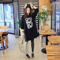 满开 孕妇套装 S80 韩版新款秋季月子服 长袖纯棉哺乳衣 时尚外出春秋孕妇睡衣家居服