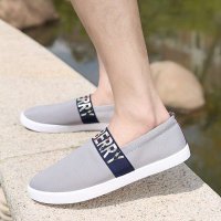 春夏季男士帆布鞋一脚蹬懒人鞋男鞋韩版潮板鞋休闲布鞋透气鞋子男