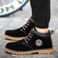 2015 秋冬季韩版男鞋子运动休闲鞋透气街舞鞋学生帆布板鞋潮流高帮鞋