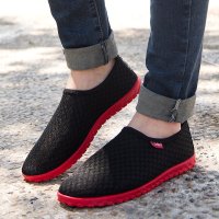 2016春夏季男士休闲鞋男鞋韩版潮男运动板鞋网面帆布透气鞋跑步男鞋子