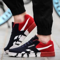 2016春夏季透气男鞋子男士休闲防滑板鞋韩版时尚运动鞋跑步潮鞋