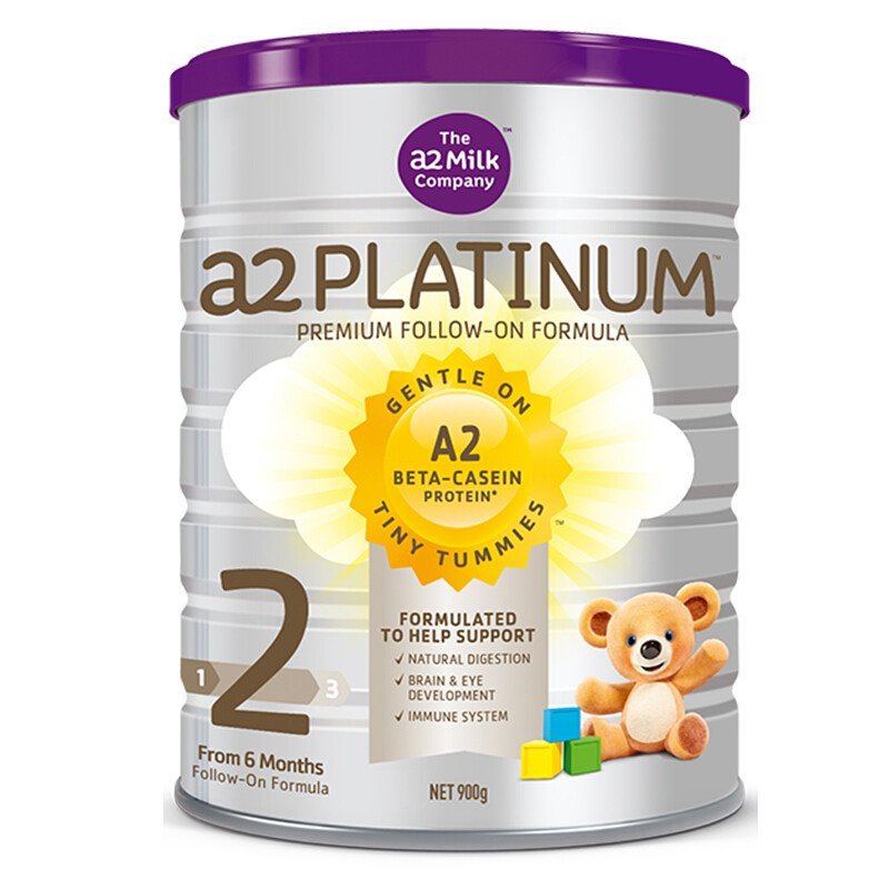 A2 3段Platinum酪蛋白婴儿（1-3周岁宝宝）奶粉 900g 新西兰原装进口