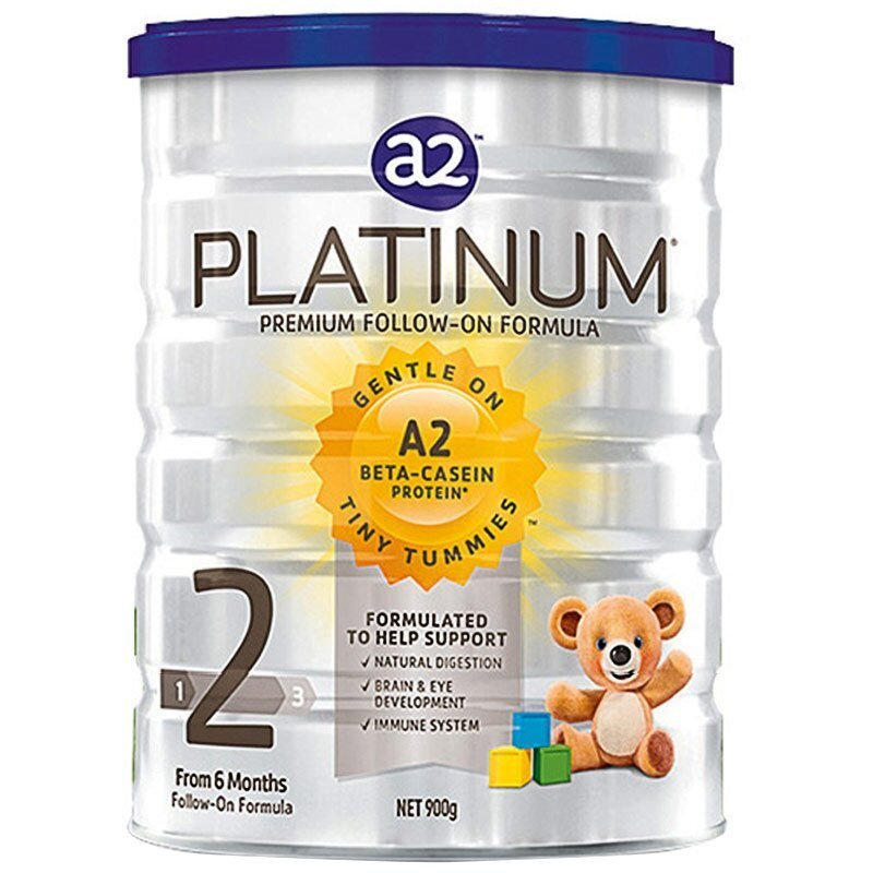 A2 3段Platinum酪蛋白婴儿（1-3周岁宝宝）奶粉 900g 新西兰原装进口