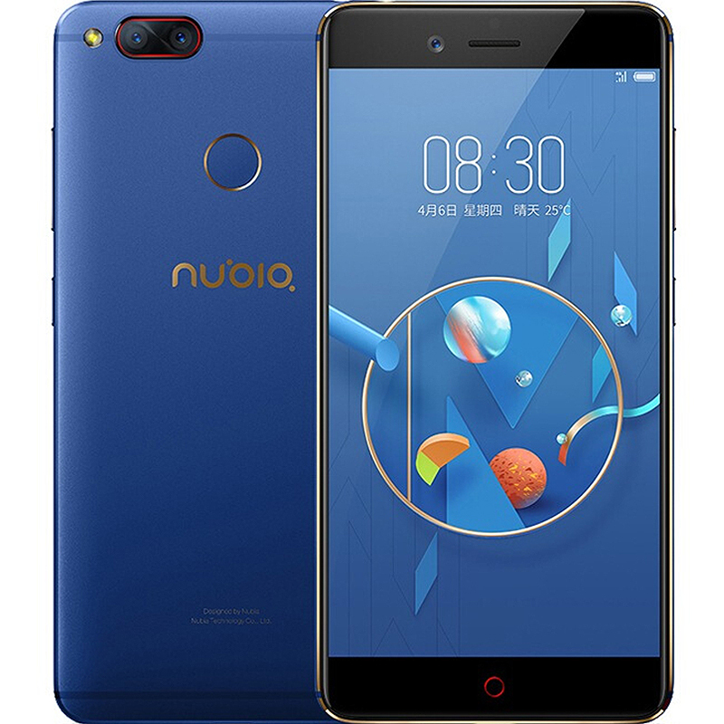 努比亚(nubia) Z17mini 标准版 4GB+64GB 极光蓝 移动联通电信4G手机 双卡双待