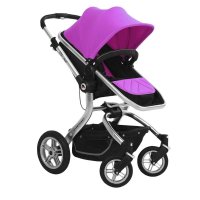 gubi咕比婴儿推车高景观婴儿车可躺可坐儿童充气轮避震多色可选轻便