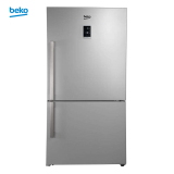 倍科（beko）CN160220X 544升 欧洲原装进口 蓝光养鲜无霜大容量两门电冰箱（银色）