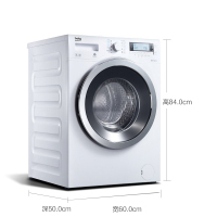 倍科（beko）WMY61241PTL 6公斤 欧洲原装进口 全自动变频滚筒洗衣机（白色）