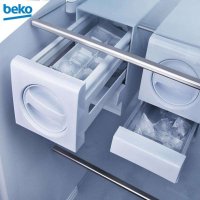 倍科（beko）GN186214W 556升 欧洲原装进口 蓝光养鲜大容量无霜对开门电冰箱（白色）