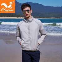 playfox防晒衣男女外套超薄透气夏季户外皮肤轻衫韩潮牌防风衣宽松钓鱼服