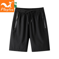 playfox运动短裤男跑步健身速干潮休闲五分宽松训练冰丝大码沙滩篮球裤