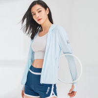 playfox2021冰丝防晒衣女防紫外线透气薄款百搭夏新款皮肤衣长袖男防