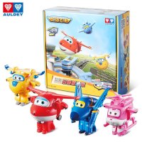 奥迪双钻AULDEY儿童玩具迷你版超级飞侠4只装套装珍藏版