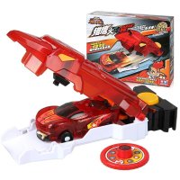 正版奥迪双钻机甲兽神爆裂飞车变形儿童玩具男孩生日礼物套装系列猎鹰火魂683172