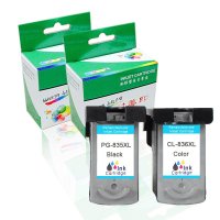 耐美印 适用佳能 IP1188 打印机 Canon PG835XL CL836XL大容量墨盒 一套