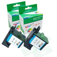 耐美印适用利盟17 27 彩色墨盒一套 Lexmark Z13 Z23 Z25 Z33 Z35 X75 打印机