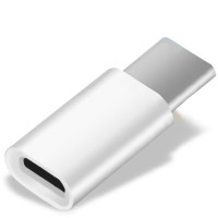 [买二送一]逸美达 USB3.1 Type-C安卓转接头 小米5S充电器线乐视华为P9代手机转换头 非金属—白色