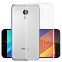 逸美达 魅族 pro5手机套硅胶mx5 pro手机壳薄 魅族MX5手透明软套保护套外壳