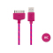 逸美达 【买一送一】iPhone4数据线 ipad2/3充电器线原装苹果4s加长尼龙编织数据线 3米-玫红
