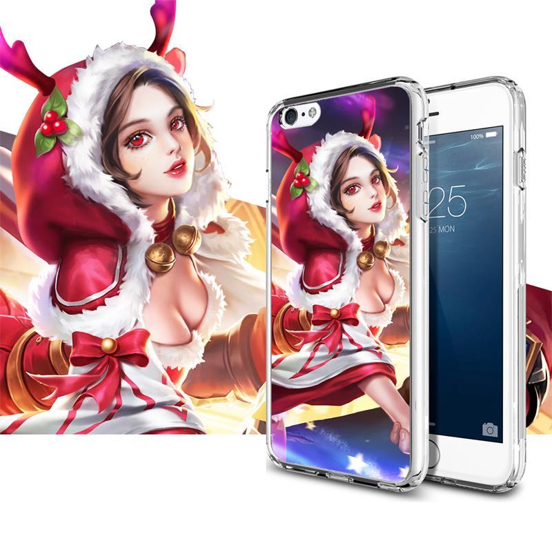 逸美达 七夕王者荣耀手机壳iphone6PLUS保护壳套苹果6S/7/5S/SE/6P皮肤外壳