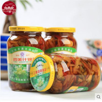 三和四美酱菜什锦菜扬州特产咸菜瓶装下饭菜老字号自制菜食品375g瓶装榨菜