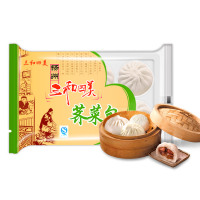 三和四美包子荠菜包子300g扬州特产包子速冻包子早餐面点小吃速冻食品