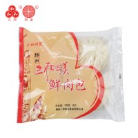 三和四美鲜肉包子同款鲜肉包子320g扬州特产速冻面点早餐食品冷冻包子