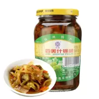 三和四美酱菜什锦菜扬州特产咸菜瓶装下饭菜老字号自制榨菜食品375g瓶装