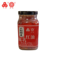 三和四美红油豆腐乳270g调味火锅蘸料腐乳扬州特产菜瓶装下饭菜