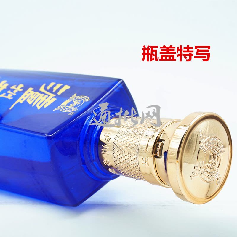 泸州老窖浓香型白酒 38度 U窖蓝钻 500ML*6瓶箱装图片