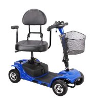 舒适康D9-A老年人电动代步车 残疾人折叠防震代步车四轮电动车英国PG控制器