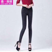 鑫·森碟2015秋款韩版时尚显瘦铅笔小脚休闲打底裤C0111