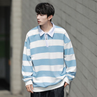 狮臣SHICHEN 2023年秋季新款卫衣男潮流棒球领套头卫衣男运动上衣宽松休闲男长袖运动卫衣男