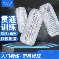 RoseLEX 3款组合装透明手动飞机杯双头贯通训练器阴茎锻炼倒模名器男性自慰器情趣小玩具成人用品