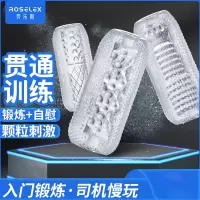 RoseLEX 3款组合装透明手动飞机杯双头贯通训练器阴茎锻炼倒模名器男性自慰器情趣小玩具成人用品