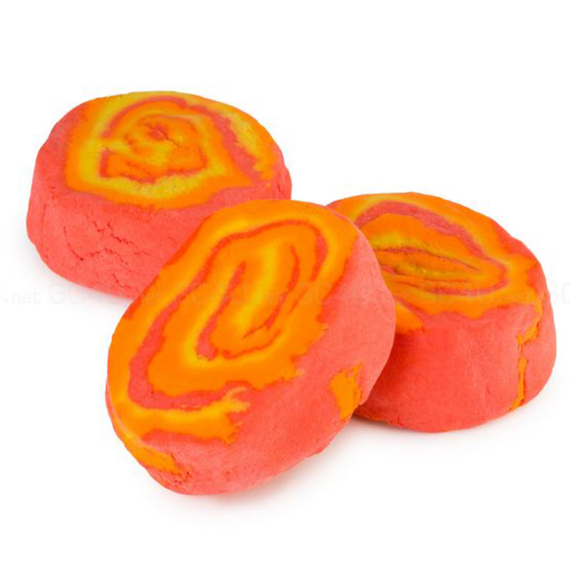 英国露诗(lush)香皂 快乐光芒泡泡浴芭200G 橙红的泡泡浴更让你感受日落的宁静舒适 lush 各种肤质 滋润营养