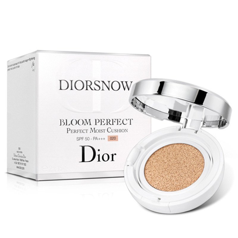 迪奥(Dior) 雪晶灵光感气垫粉饼SPF50 PA+++(15gX2) #020自然肤色系 各种肤质 遮瑕 隔离