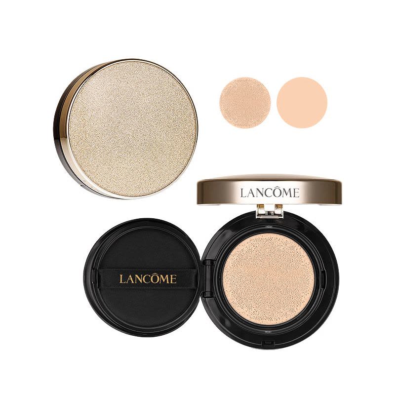 兰蔻(LANCOME) 闪耀圣诞亮颜气垫粉饼 14g /彩妆 定妆 修护 遮瑕 隔离 各种肤质 干湿两用图片