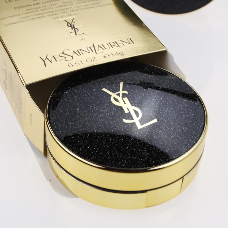 圣罗兰(YSL)恒久完美气垫粉饼-星钻限定版14g #20PA++SPF23-送绒套/湿粉定妆 遮瑕 防晒 适合各种肤质