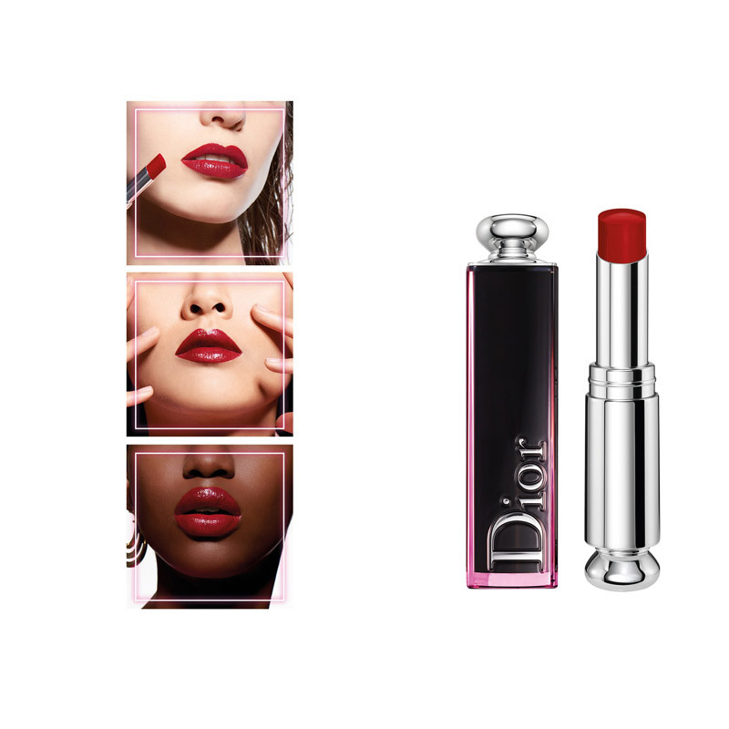 迪奥(Dior)瘾诱超模漆光唇釉3.2g #857 Hollywood Red好莱坞红 减淡唇纹 显色 红色系