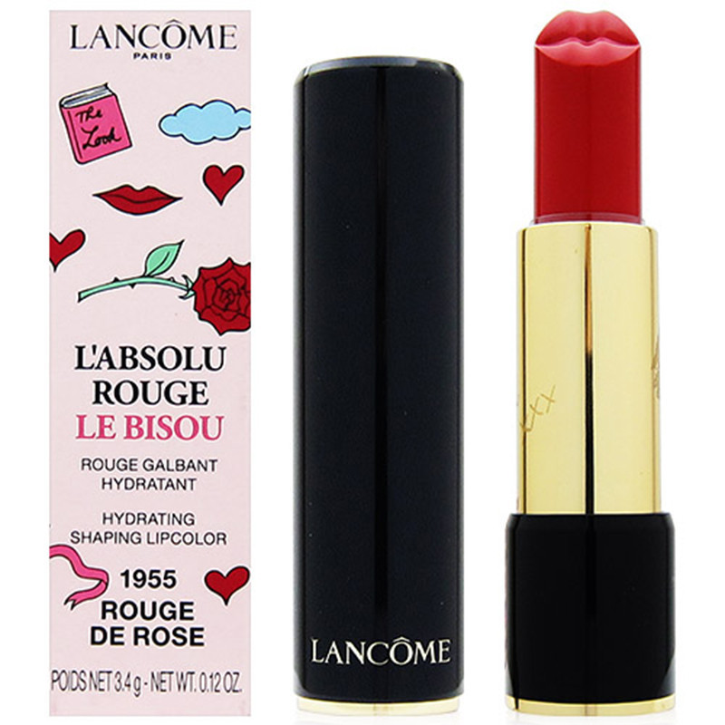 兰蔻(LANCOME)新菁纯柔润唇膏(梦幻乐园版)3.4g #1995 红色系 /显色 不易脱妆
