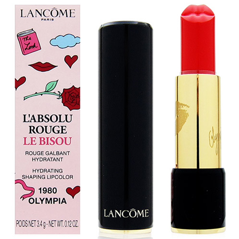兰蔻(LANCOME)新菁纯柔润唇膏(梦幻乐园版)3.4g #1980 红色系 显色 不易脱妆