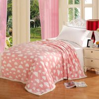 绎生活 雪绒花云朵羊羔绒 毯子 150*200cm