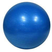 蒙拓嘉瑜伽球 加厚磨砂防爆健身球安全环保无味美体瑜珈球 65/75cm 65CM纯净蓝色