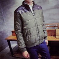 男士棉衣秋冬装新款日系加厚棉服立领修身外套男装休闲棉袄潮