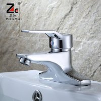 尊驰卫浴 面盆龙头 全铜加厚台盆水龙头冷热 双孔洗脸盆水龙头1507A