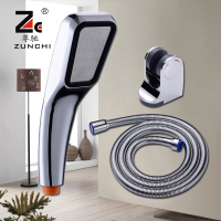 尊驰卫浴 花洒喷头 手持淋浴增压花洒莲蓬头 淋浴软管固定座三件套装